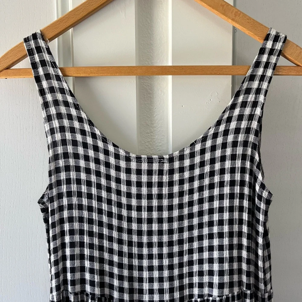 Dressing Clio Black and White Gingham Maxi Dress - Picture 8 of 8